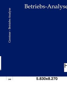 Betriebs-Analyse (Paperback)