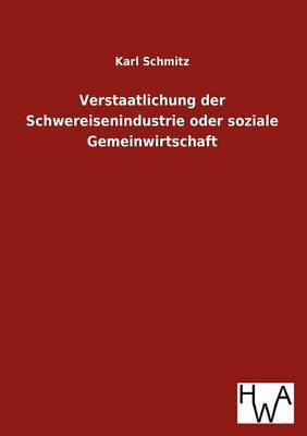 Verstaatlichung Der Schwereisenindustrie Oder Soziale Gemeinwirtschaft (Paperback)