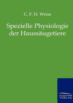 Spezielle Physiologie Der Haussaugetiere (Paperback)