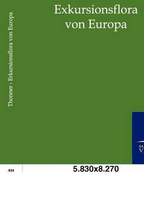 Exkursionsflora Von Europa (Paperback)