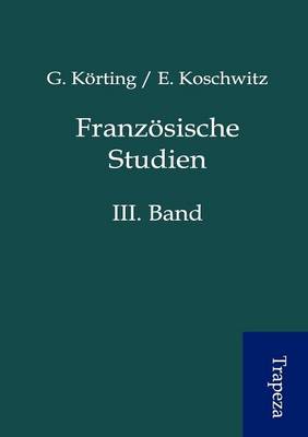 Franz Sische Studien (Paperback)