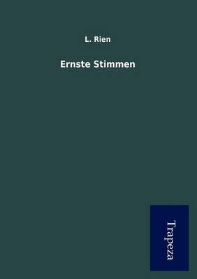 Ernste Stimmen (Paperback)