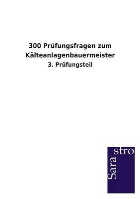 300 Prufungsfragen Zum Kalteanlagenbauermeister (Paperback)
