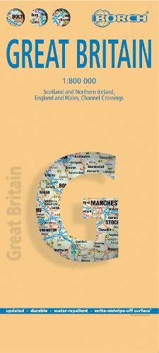 Great Britain / Scotland and Ireland North / England and Wal 2014 (Sheet map, folded)