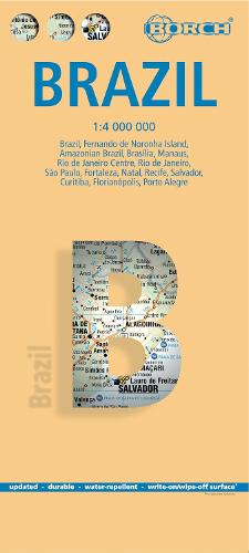 Brazil 2015 (Sheet map, folded)