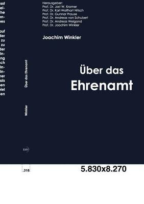 Ber Das Ehrenamt (Paperback)