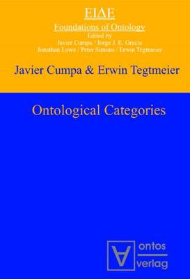 Ontological Categories (Hardback)