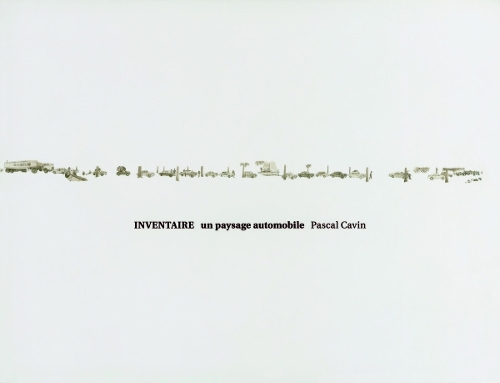 Pascal Cavin: Inventaire, un paysage automobile (Hardback)