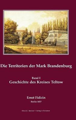 Territorien Der Mark Brandenburg (Hardback)