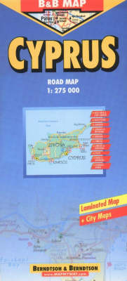 Cyprus Road Map (Sheet map)