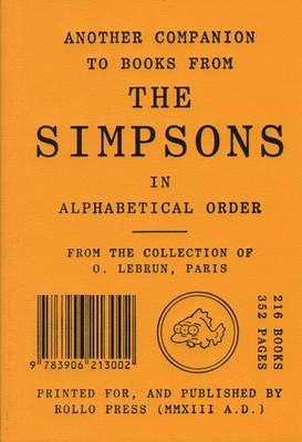 Another Companion to Books from the Simpsons (Paperback)