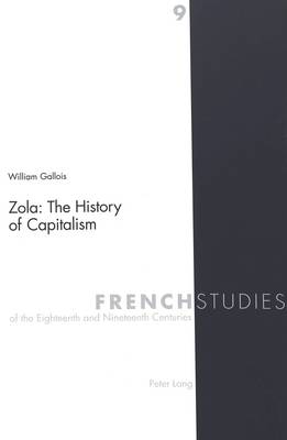 Zola: The History of Capitalism - French Studies of the Eighteenth and Nineteenth Centuries 9 (Paperback)