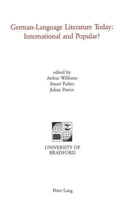 German-Language Literature Today: International and Popular? (Paperback)