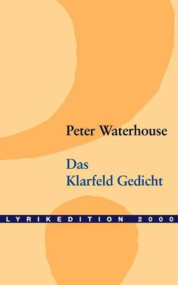 Das Klarfeld Gedicht (Paperback)