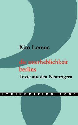 Die Unerheblichkeit Berlins (Paperback)
