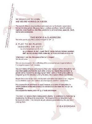 We Would Like to Learn, and We are Working on a Book: This Book Is A Classroom (Spiral bound)