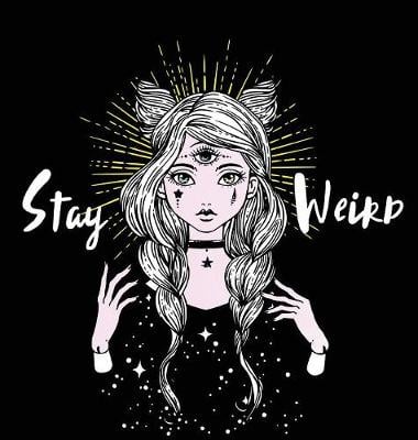 Stay Weird: A Surreal Coloring Book for Lovers of All Things Strange, Hardcover Edition (Hardback)