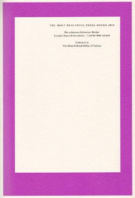 The Most Beautiful Swiss Books 2010 (Paperback)