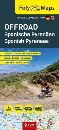 Tvv Touristik-Verlag GmbH FolyMaps Offroad Spanish Pyrenees 1, 250, 000