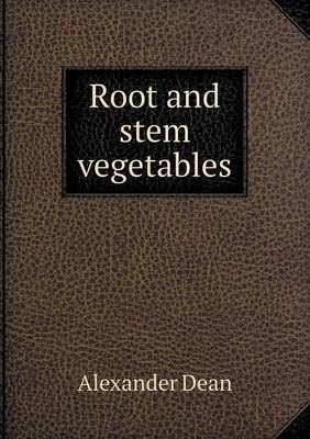 Root and Stem Vegetables (Paperback)
