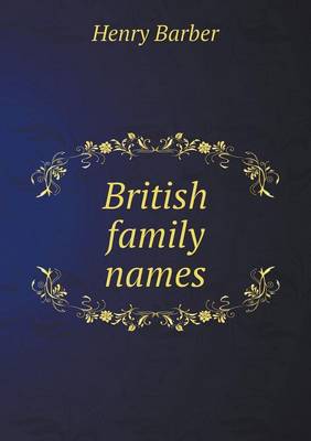 British Family Names (Paperback)