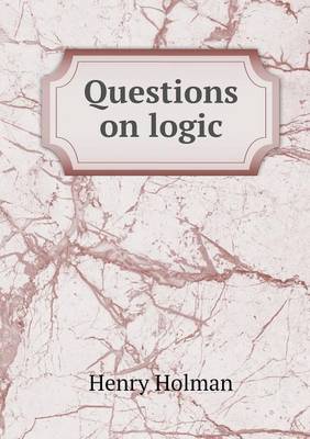 Questions on Logic (Paperback)