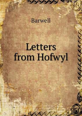 Letters from Hofwyl (Paperback)