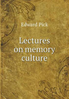 Lectures on Memory Culture (Paperback)