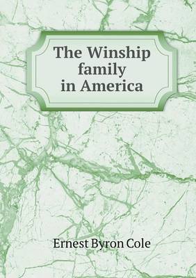 The Winship Family in America (Paperback)