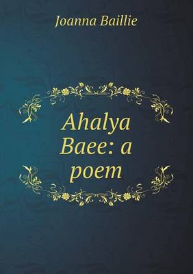 Ahalya Baee: a poem (Paperback)