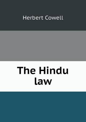The Hindu law (Paperback)