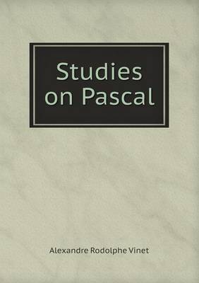 Studies on Pascal (Paperback)