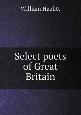 Select Poets of Great Britain (Paperback)