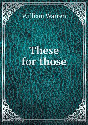 These for Those (Paperback)