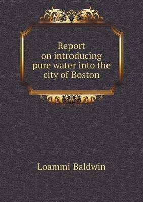 Report on Introducing Pure Water Into the City of Boston (Paperback)
