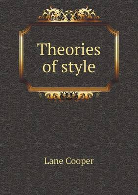 Theories of Style (Paperback)