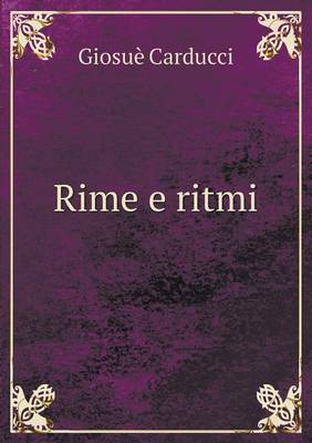 Rime E Ritmi (Paperback)