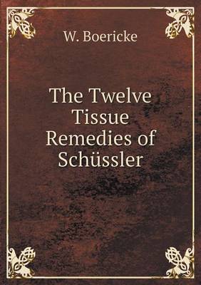 The Twelve Tissue Remedies of Schussler (Paperback)