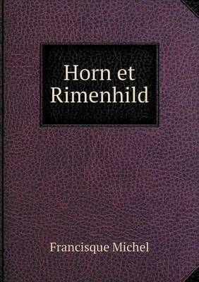Horn Et Rimenhild (Paperback)