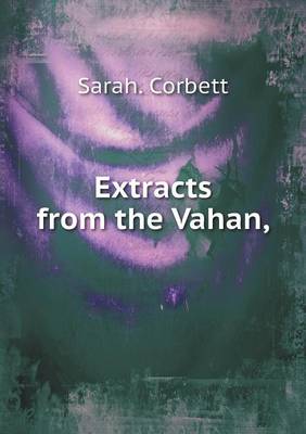 Extracts from the Vahan, (Paperback)
