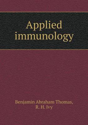 Applied Immunology (Paperback)