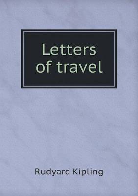 Letters of Travel (Paperback)