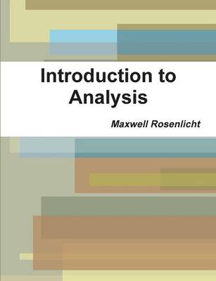 Introduction to Analysis (Paperback)