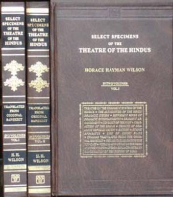 Select Specimens of the Theatre of the Hindus (Hardback)