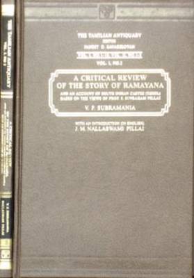Critical Review of the Story of the Ramayana with an Introduction (Hardback)