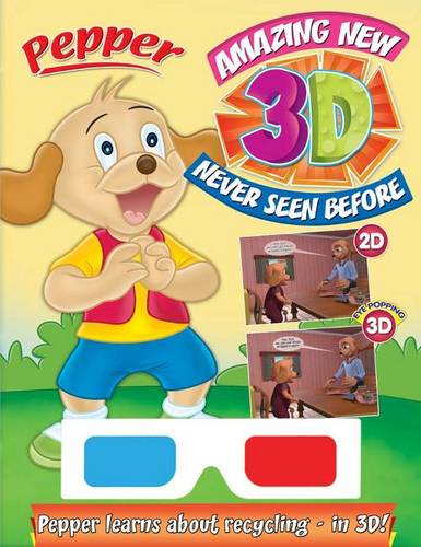 Pepper Learns about recycling in 3D (Paperback)