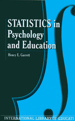 Statistics in Psychology and Education (Hardback)