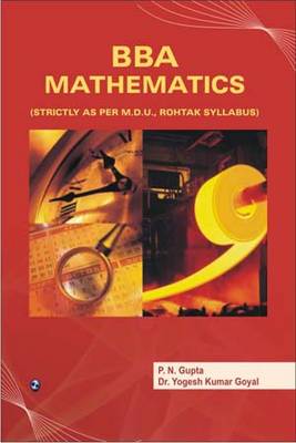 BBA Mathematics (MDU, Rohtak) (Paperback)