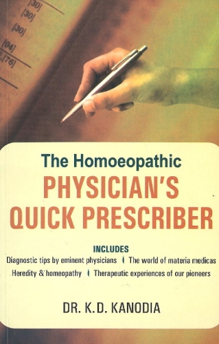 The Homeopathic Physician's Quick Prescriber (Paperback)