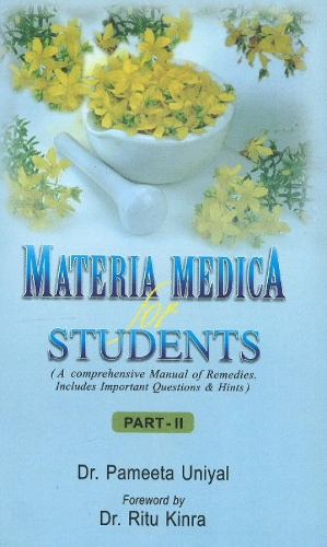 Materia Medica for Students: Part II (Paperback)